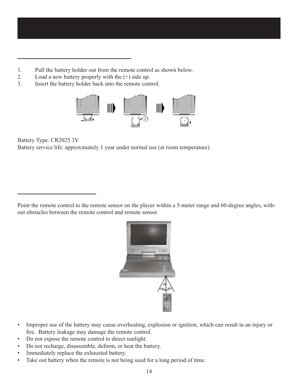 Remote control | Polaroid DPA-10040K User Manual | Page 14 / 34