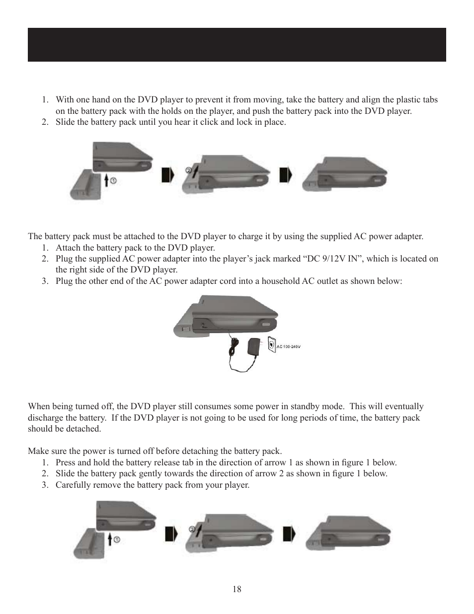 Rechargeable battery | Polaroid DPA-10040K User Manual | Page 18 / 34