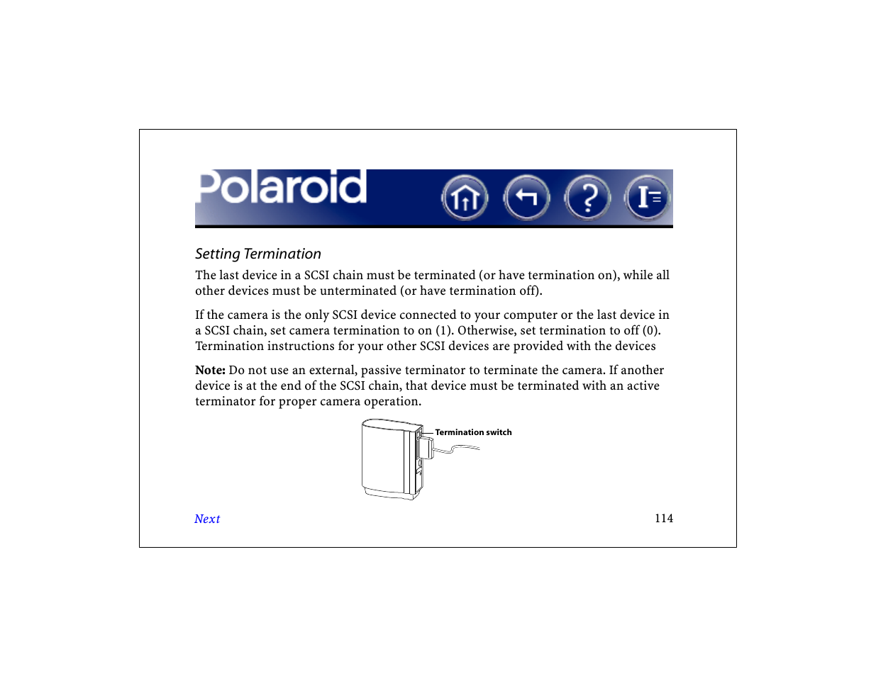 Polaroid DCM 2 Online User Manual | Page 115 / 153