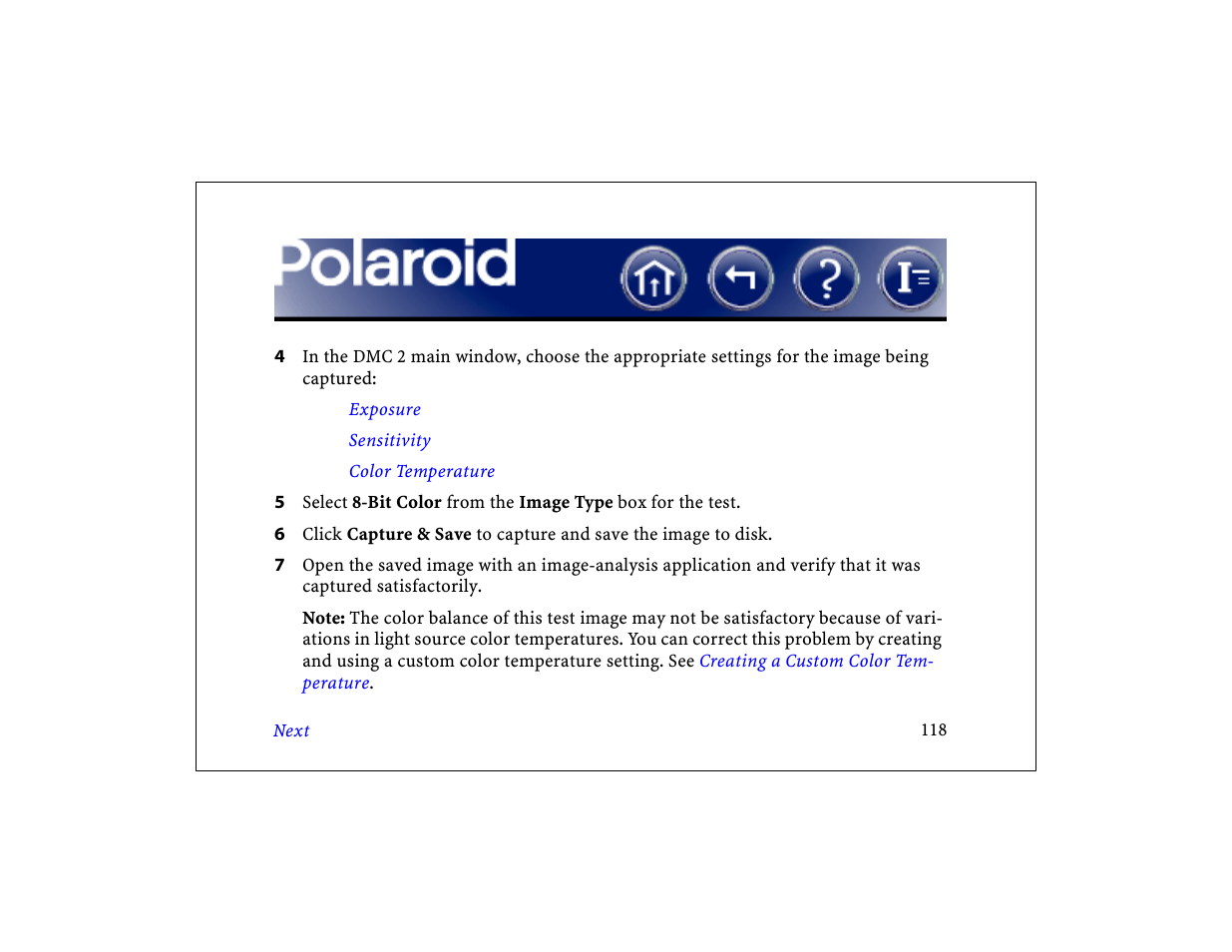 Polaroid DCM 2 Online User Manual | Page 119 / 153