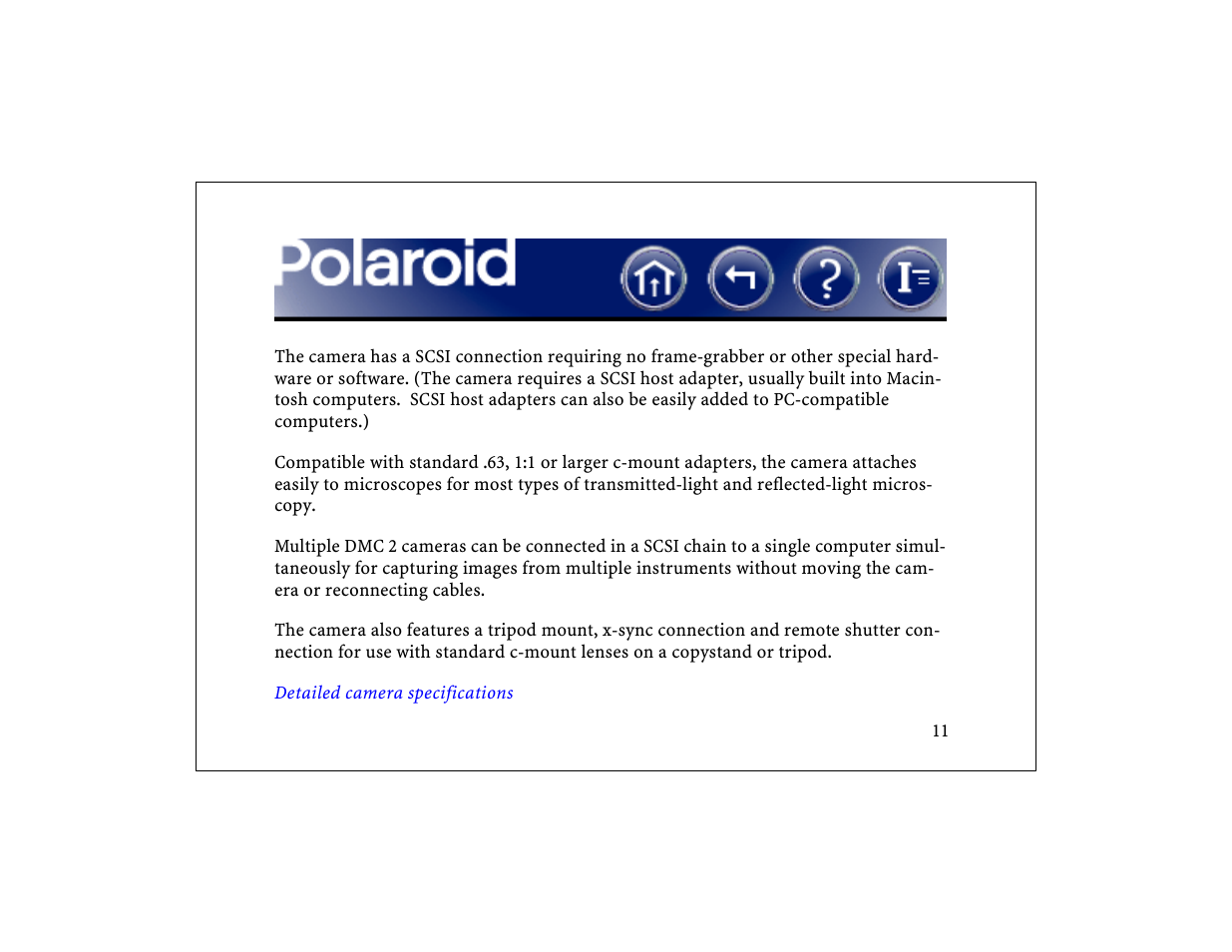 Polaroid DCM 2 Online User Manual | Page 12 / 153