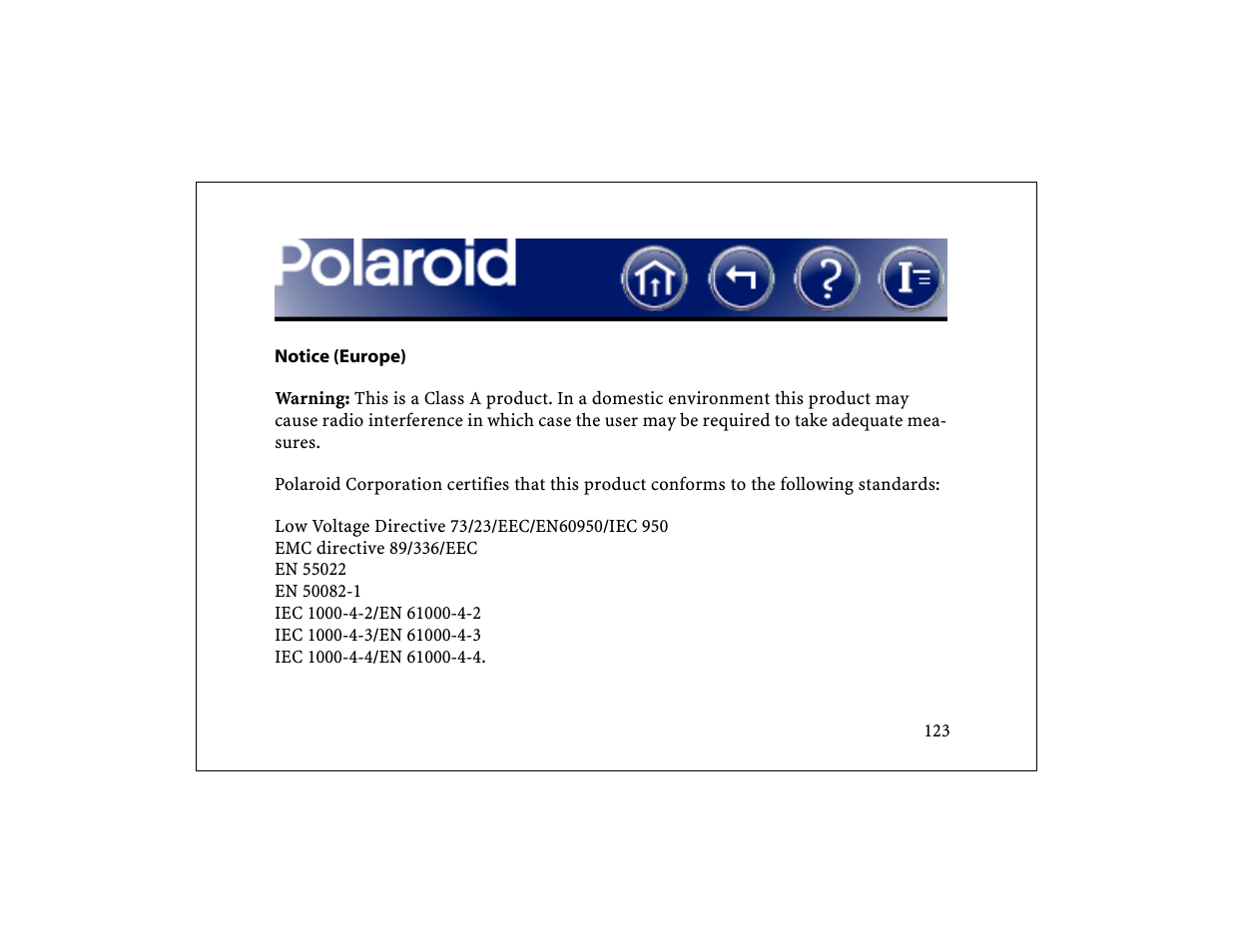 Polaroid DCM 2 Online User Manual | Page 124 / 153