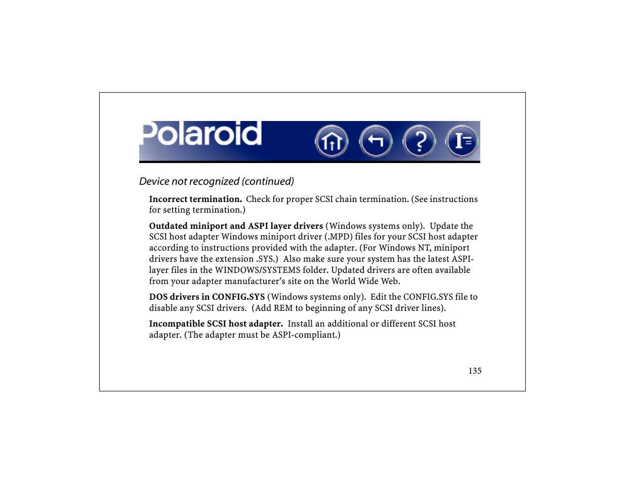 Polaroid DCM 2 Online User Manual | Page 136 / 153