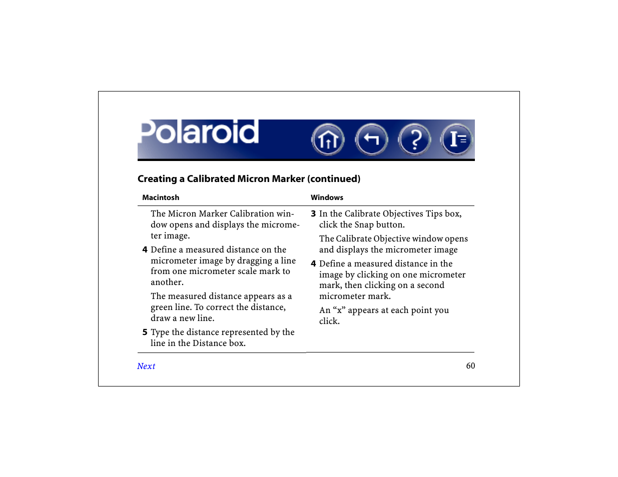 Polaroid DCM 2 Online User Manual | Page 61 / 153