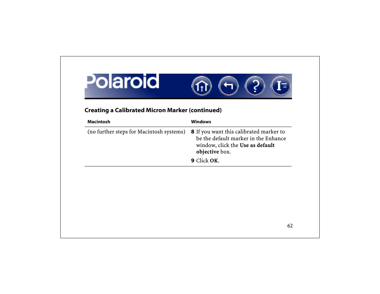 Polaroid DCM 2 Online User Manual | Page 63 / 153