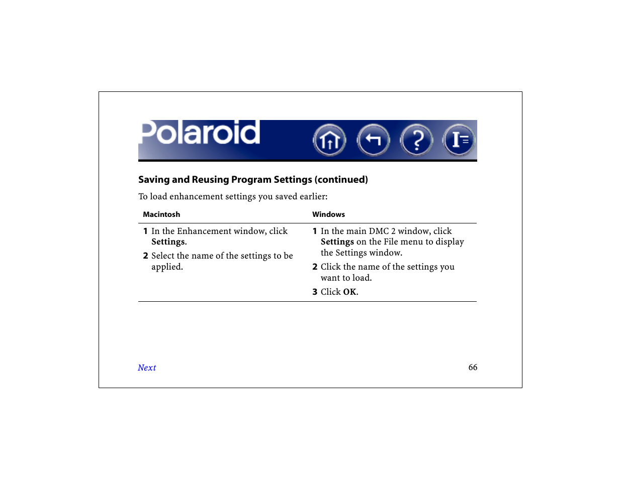 Polaroid DCM 2 Online User Manual | Page 67 / 153