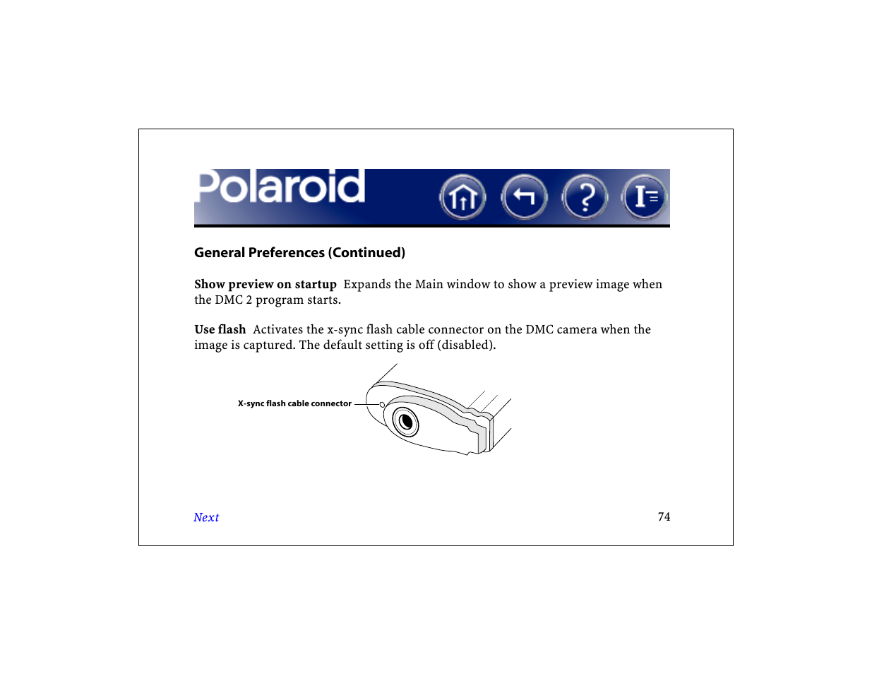 Polaroid DCM 2 Online User Manual | Page 75 / 153