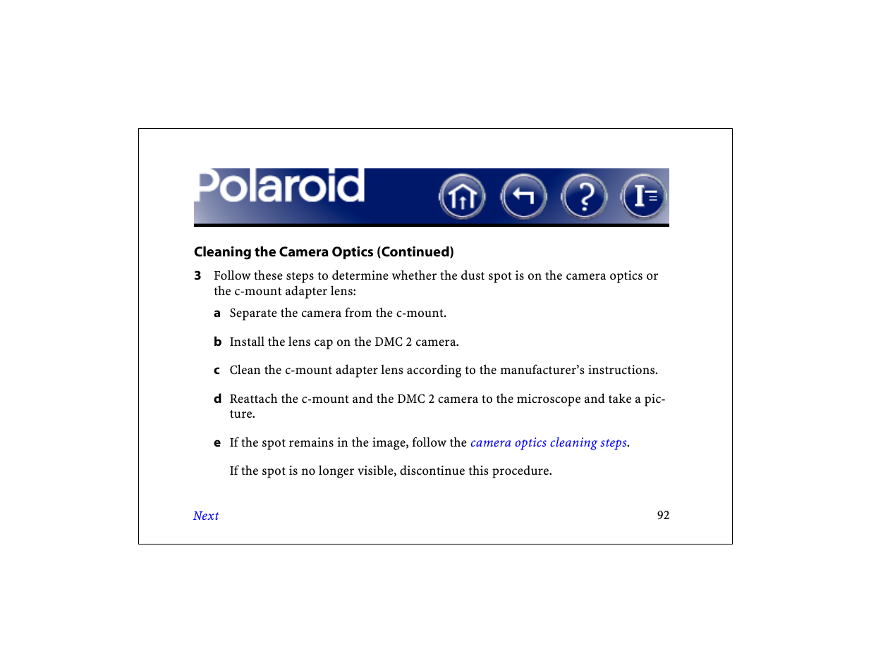 Polaroid DCM 2 Online User Manual | Page 93 / 153