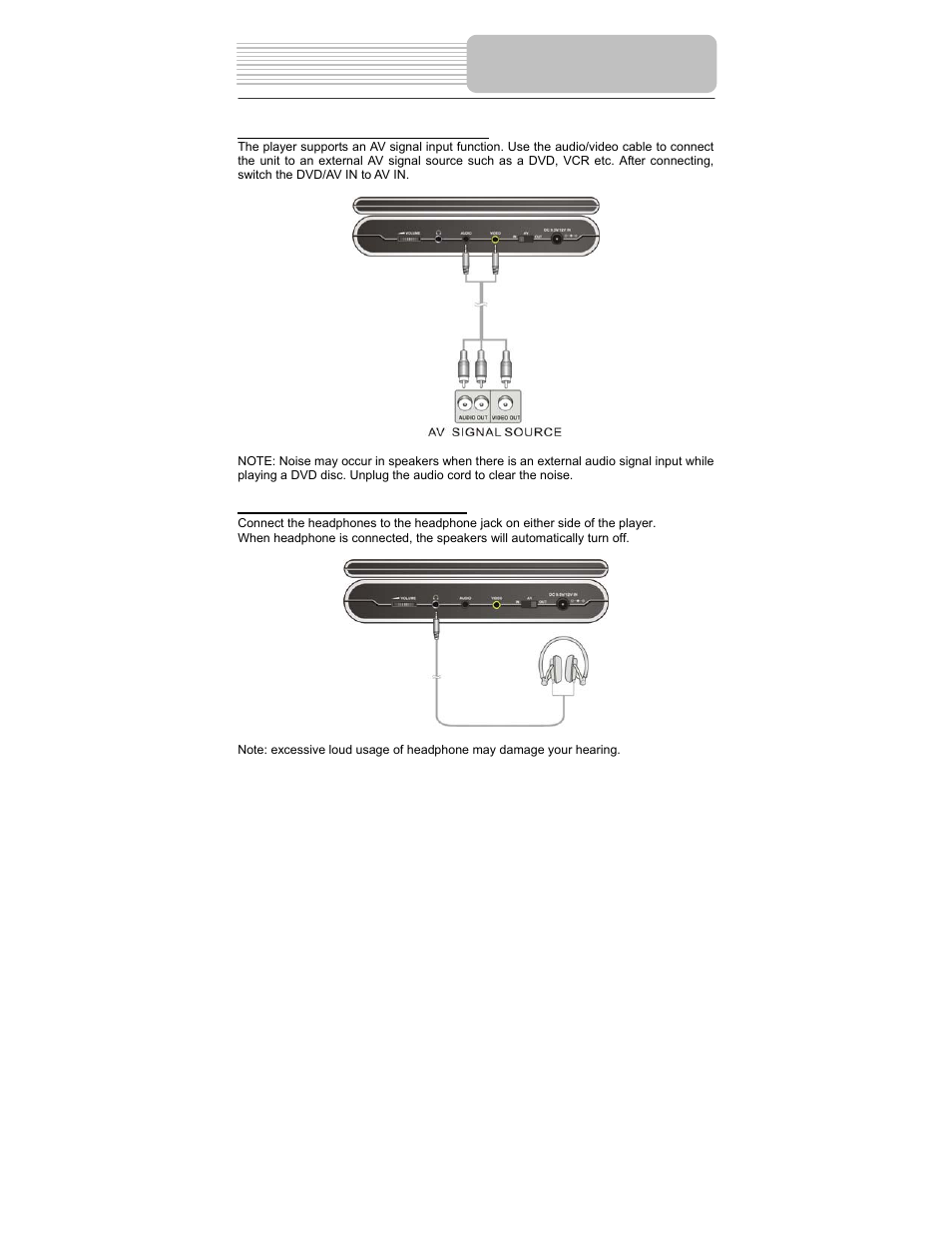 System connections | Polaroid PDM-1058 User Manual | Page 17 / 39
