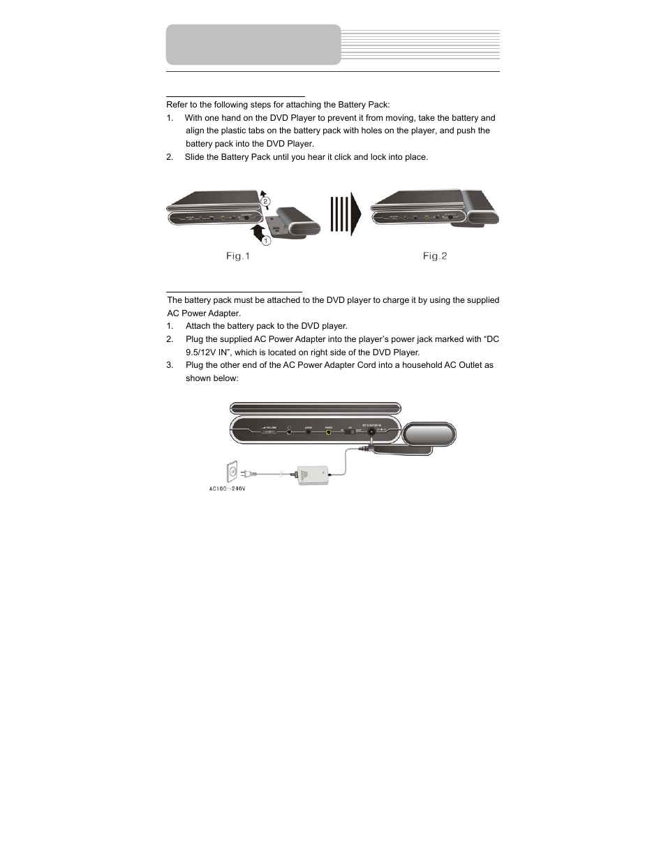 Rechargeable battery | Polaroid PDM-1058 User Manual | Page 20 / 39