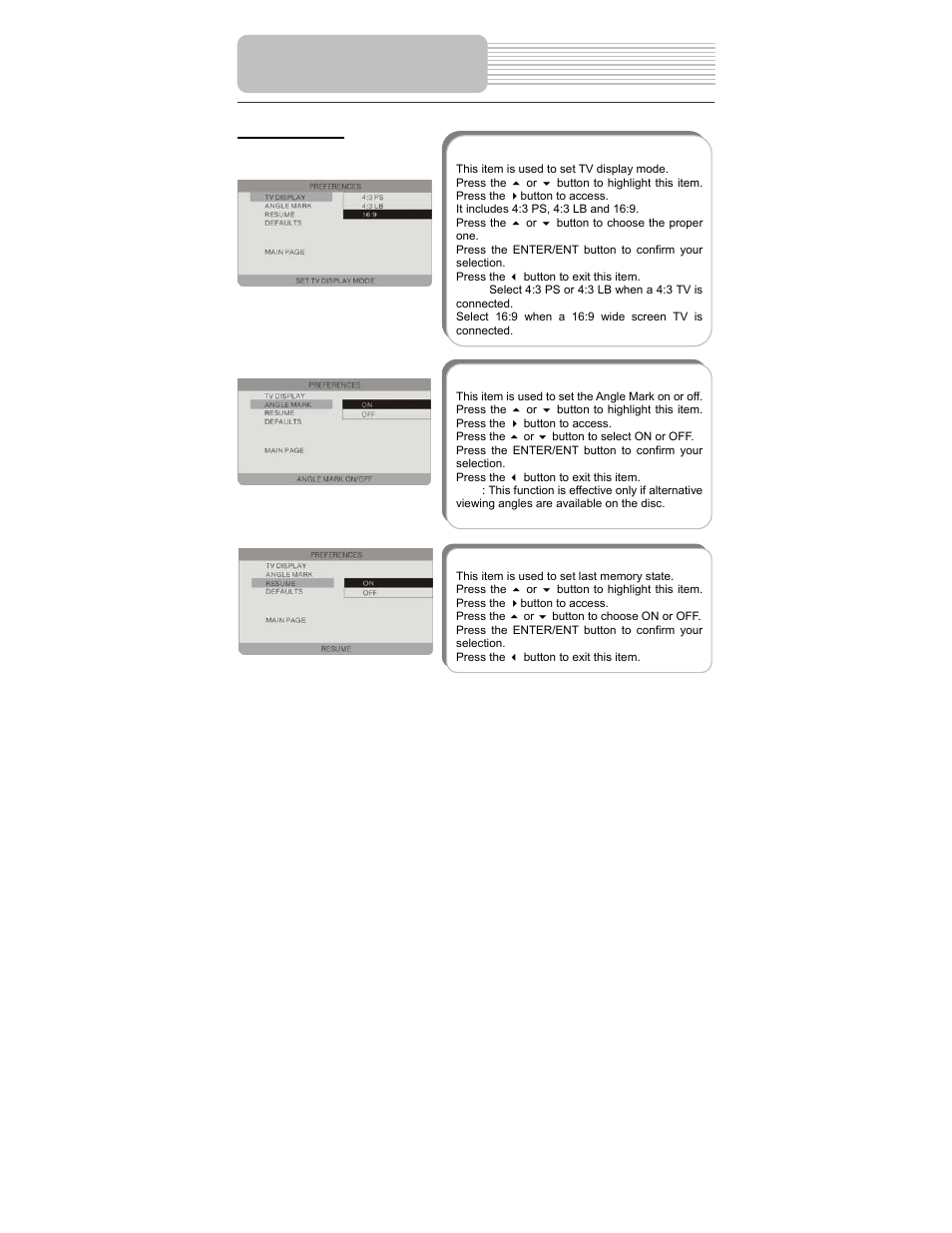 System setup | Polaroid PDM-1058 User Manual | Page 32 / 39