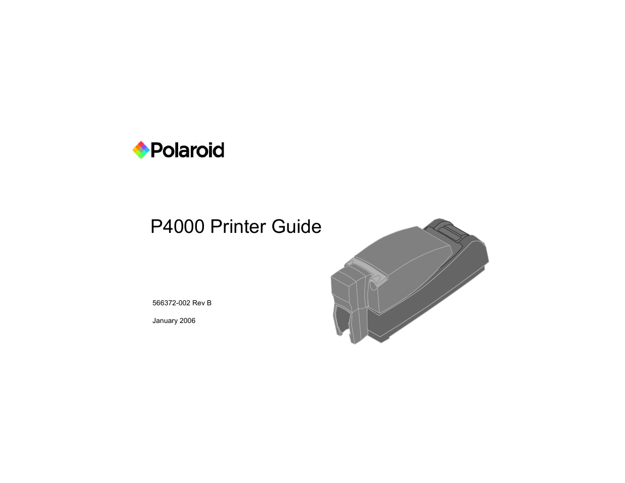 Polaroid P4000 User Manual | 30 pages