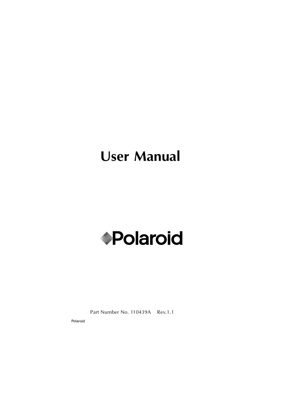 Polaroid P100 User Manual | 52 pages