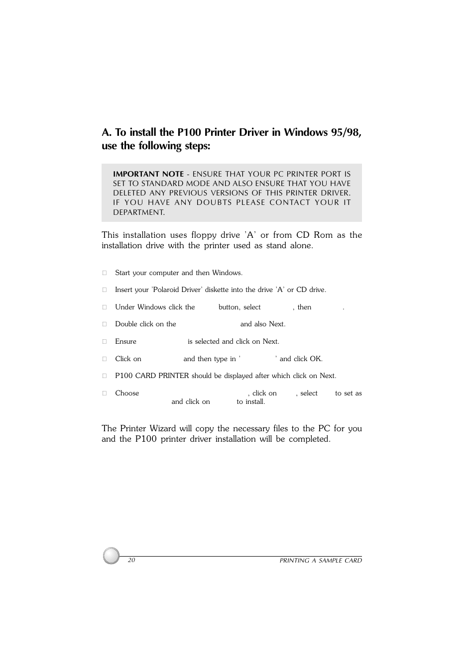 Polaroid P100 User Manual | Page 27 / 52