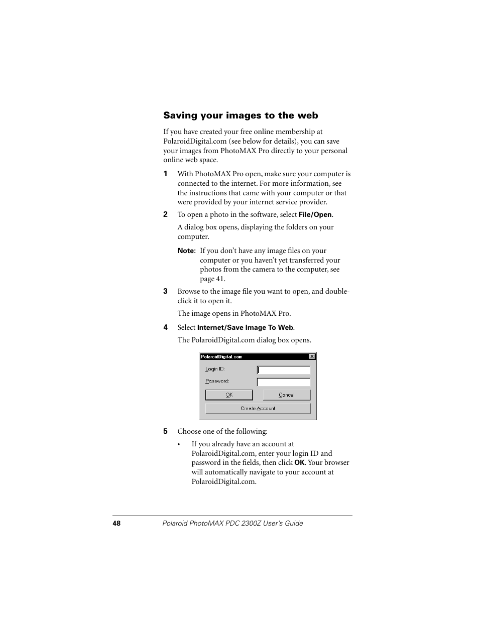 Polaroid PDC 2300Z User Manual | Page 52 / 64