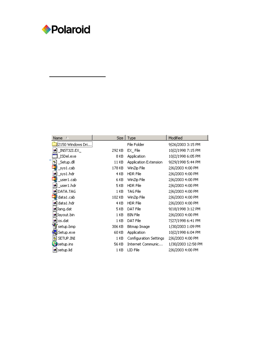 Polaroid PDC 2150 User Manual | 3 pages