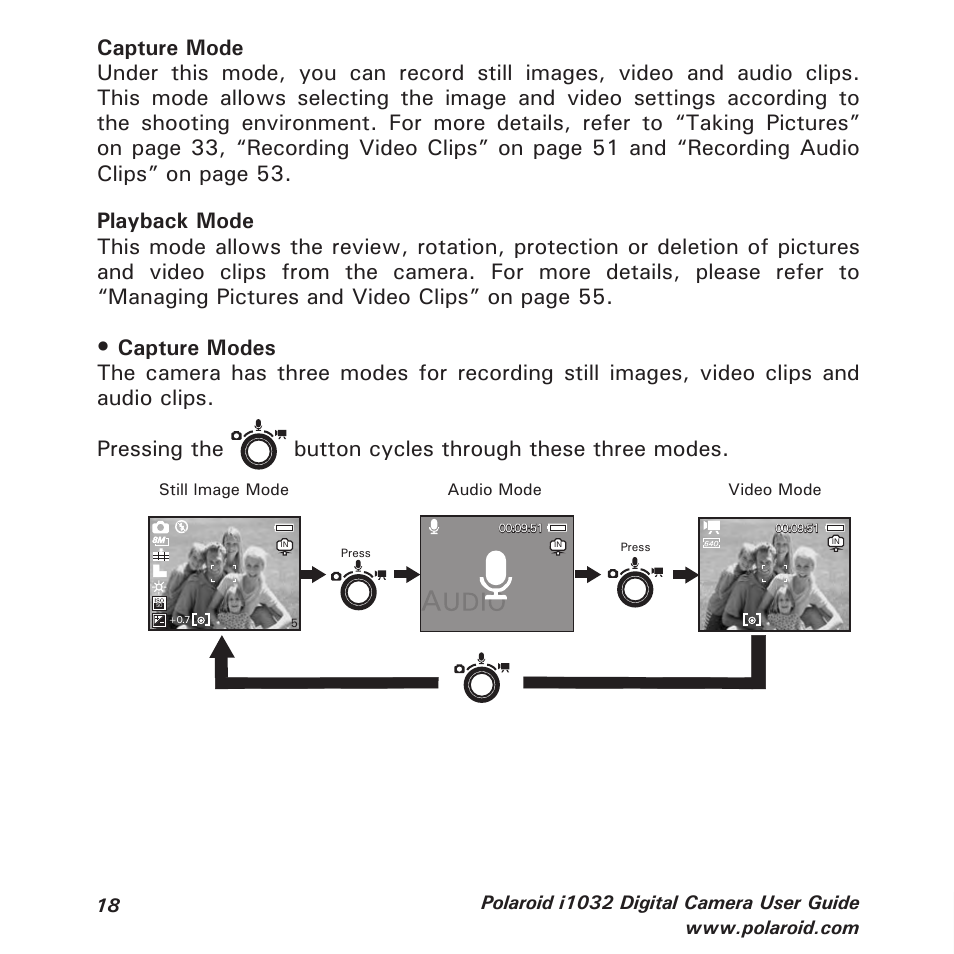 Polaroid i1032 User Manual | Page 18 / 112