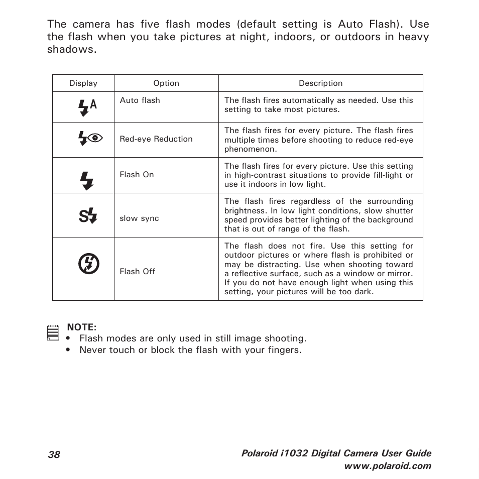 Polaroid i1032 User Manual | Page 38 / 112