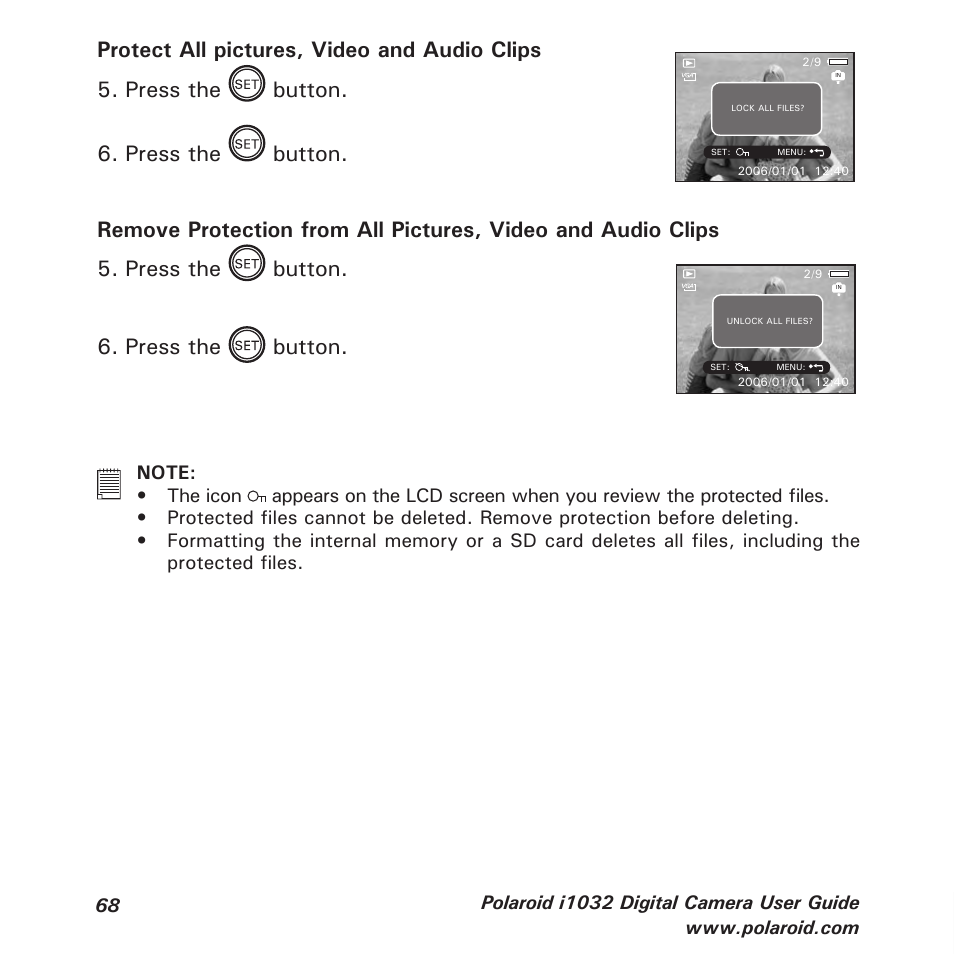 Polaroid i1032 User Manual | Page 68 / 112