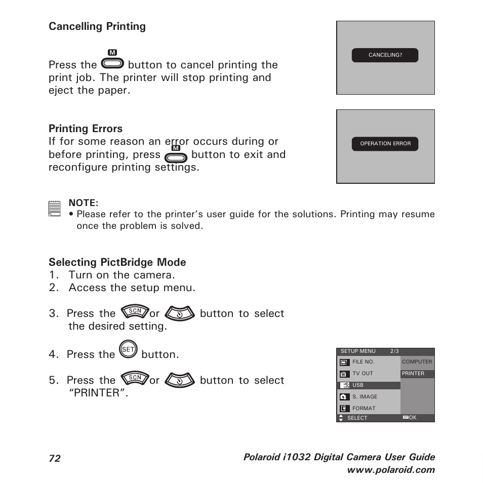 Polaroid i1032 User Manual | Page 72 / 112