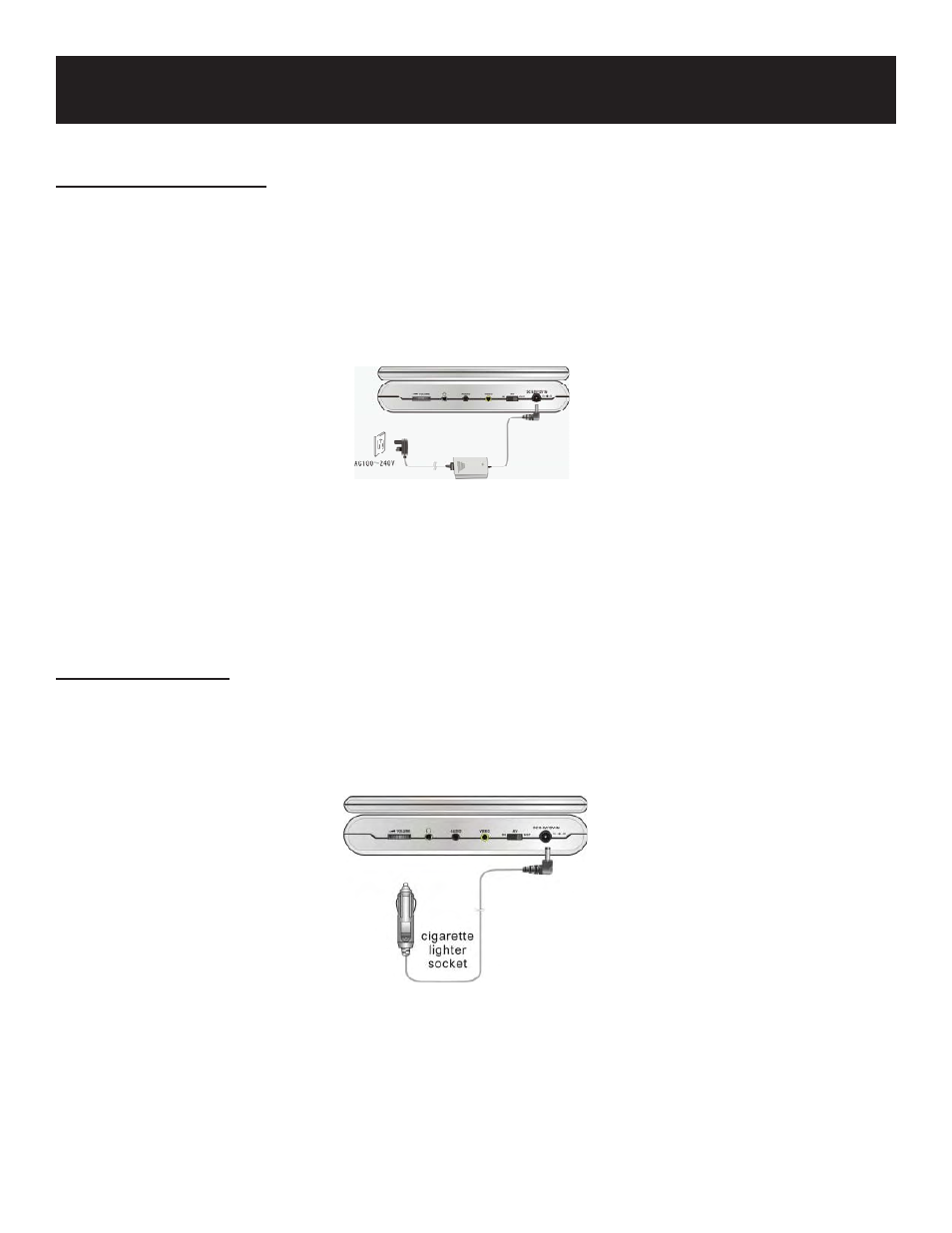 Power supply, Using the ac adapter | Polaroid PDU-0832 User Manual | Page 15 / 31
