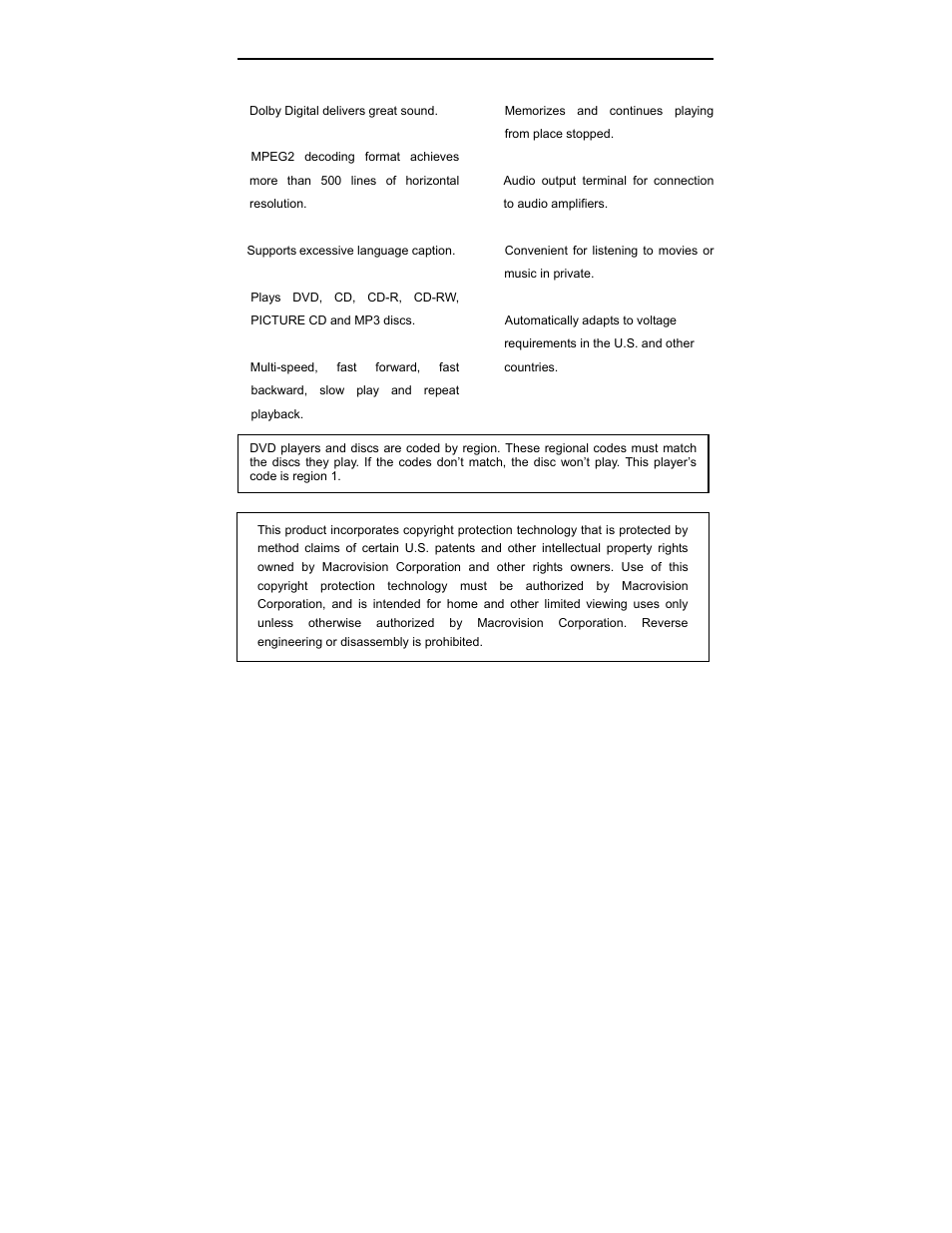 Function features | Polaroid PDV-0701A User Manual | Page 6 / 27