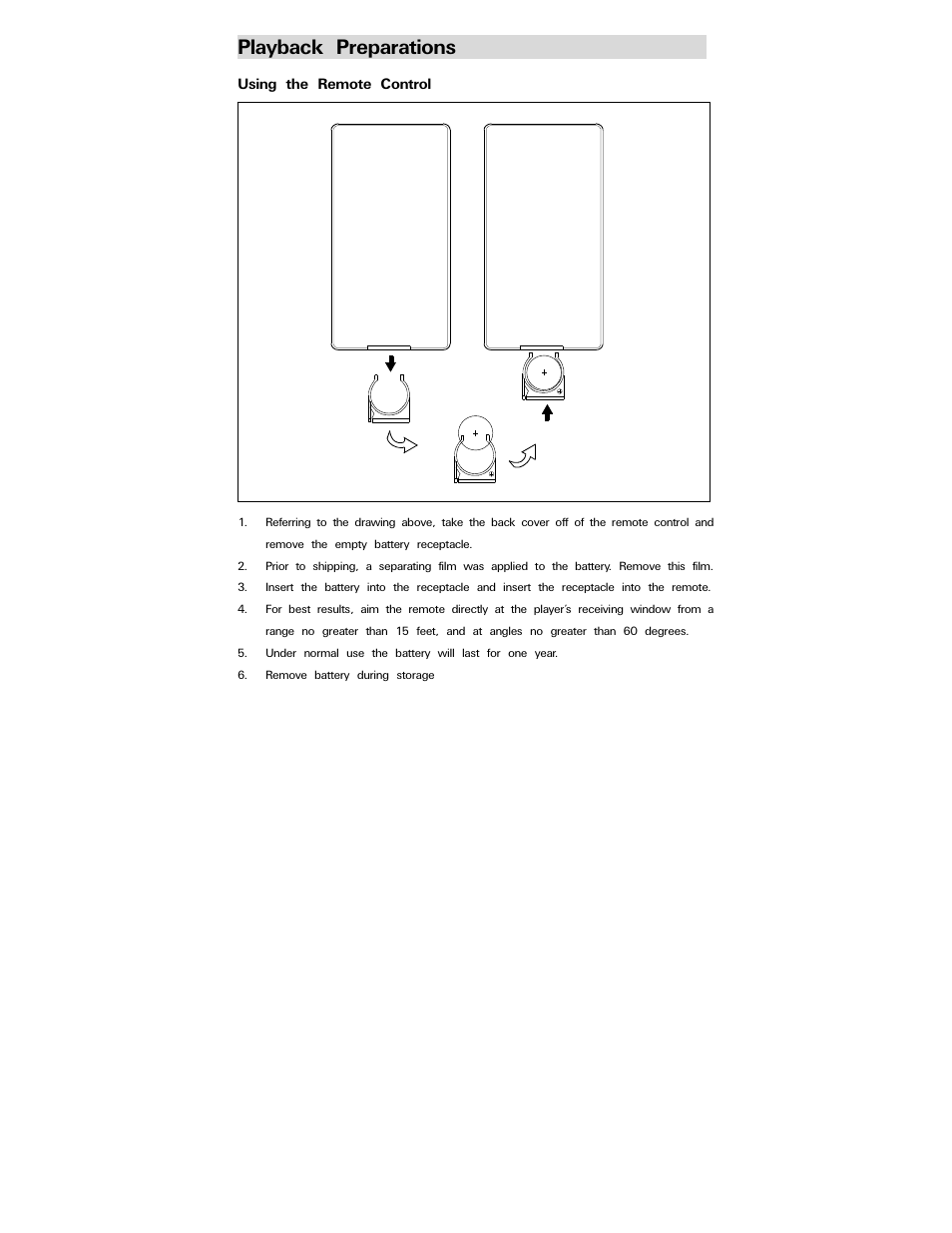 Playback preparations | Polaroid PDV-0744M User Manual | Page 11 / 29