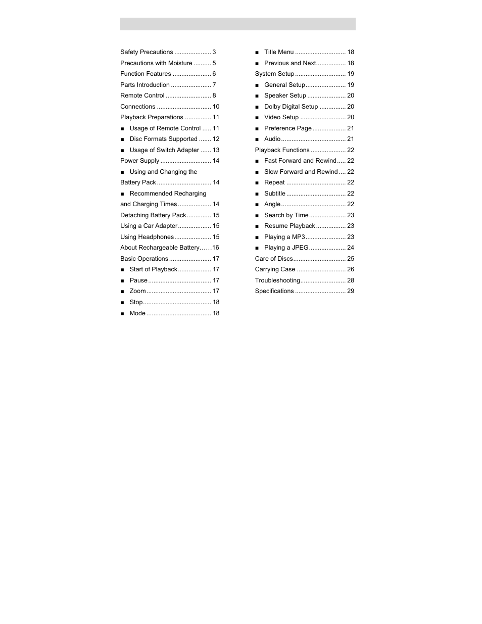 Polaroid PDV-0744M User Manual | Page 2 / 29