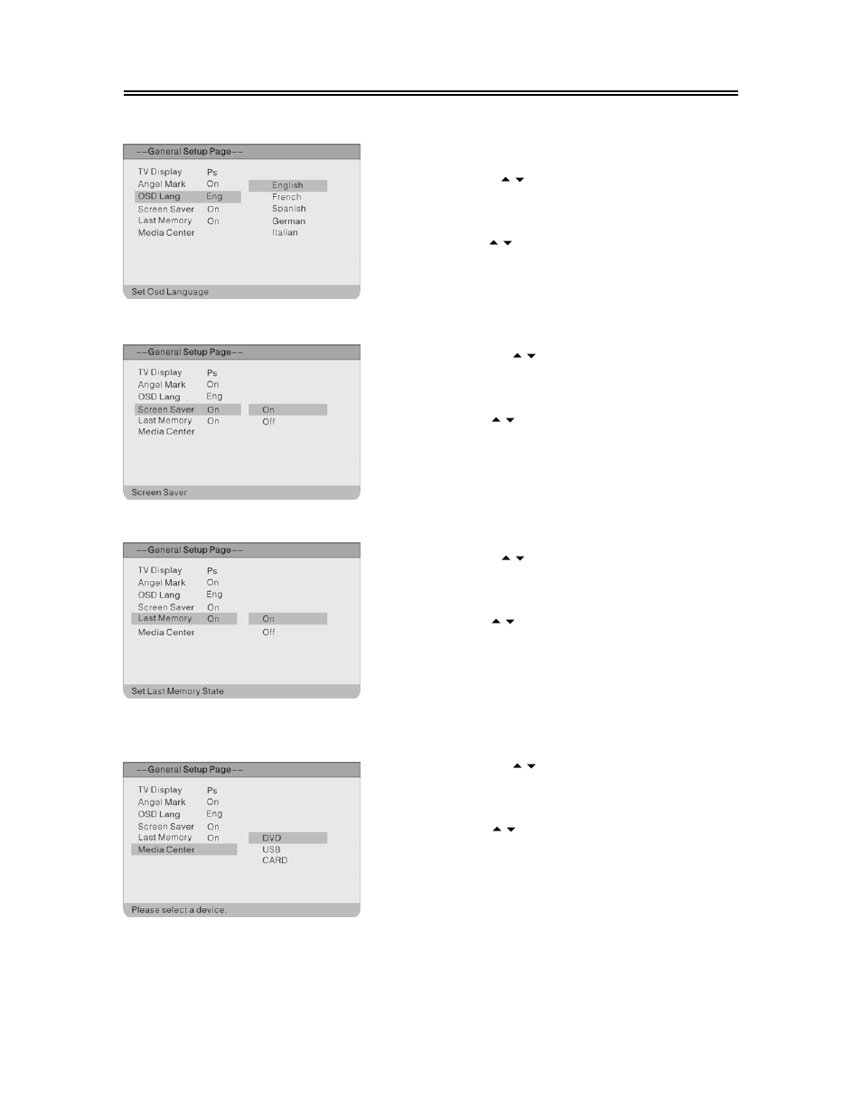 Dvd system setup (continued) | Polaroid FXM-1511C User Manual | Page 30 / 44