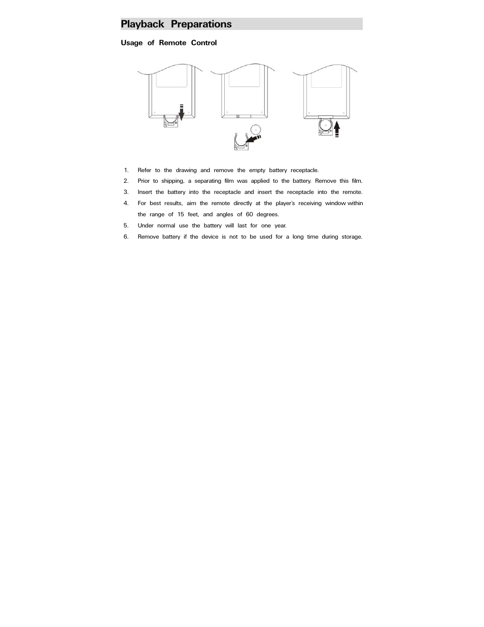 Playback preparations | Polaroid PDV-077PT User Manual | Page 11 / 28