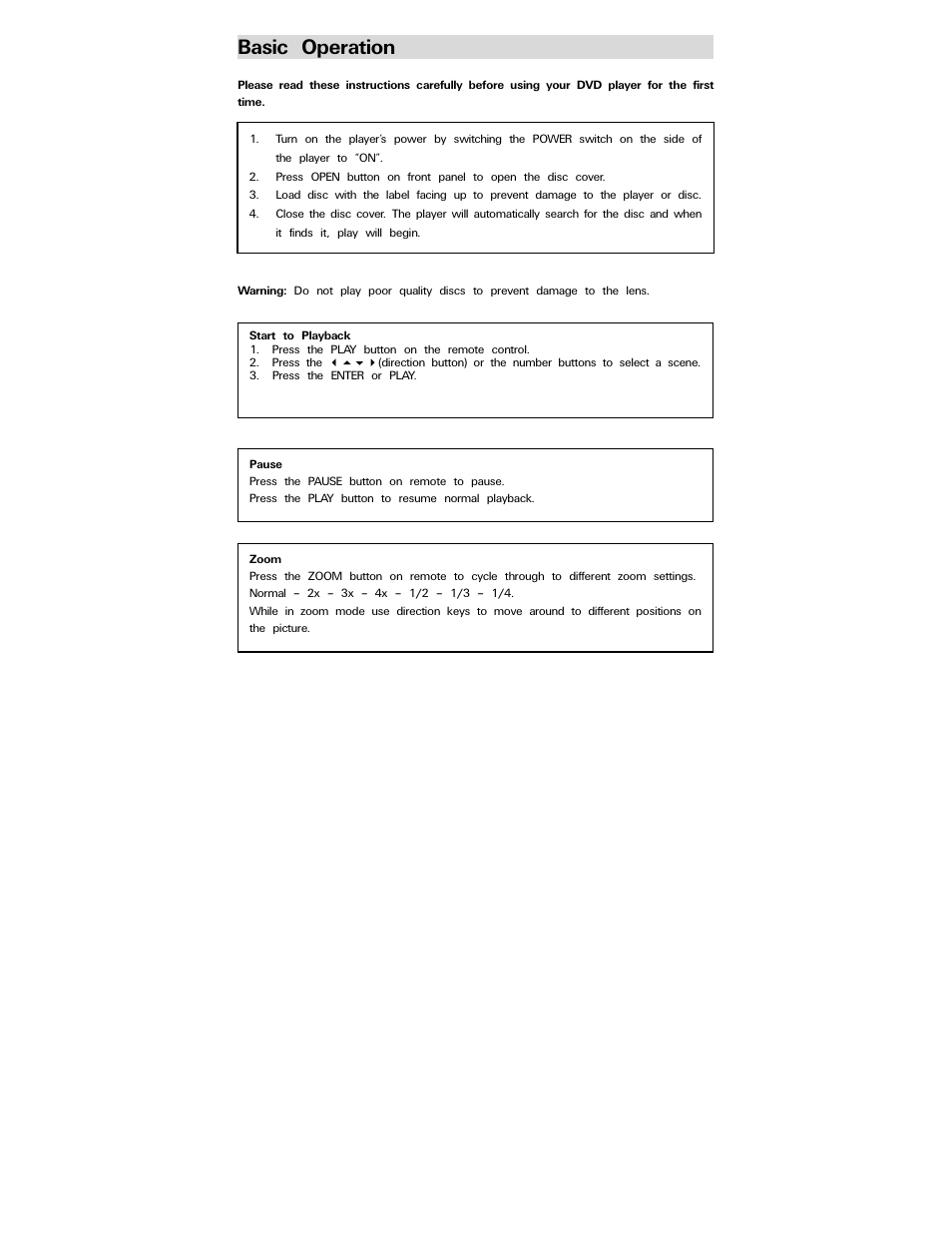 Basic operation | Polaroid PDV-077PT User Manual | Page 17 / 28