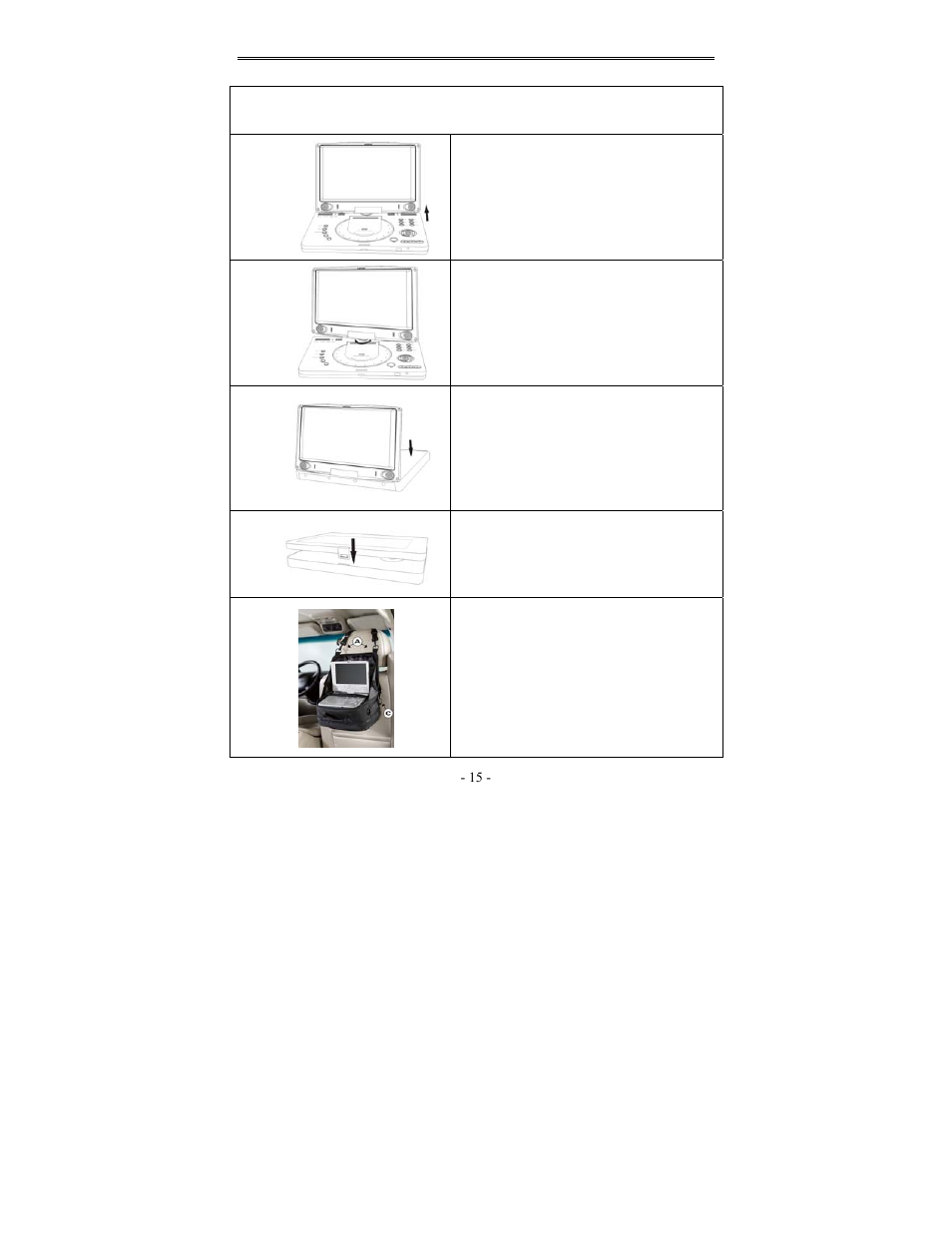 Special features of revolving lcd screen | Polaroid PDV-1042M User Manual | Page 15 / 32