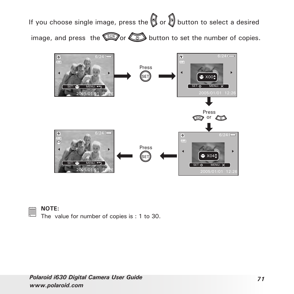 Polaroid i630 User Manual | Page 71 / 106