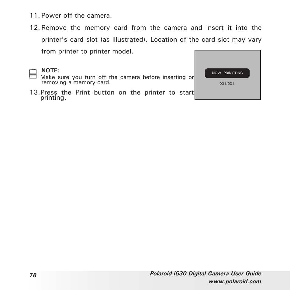 Polaroid i630 User Manual | Page 78 / 106