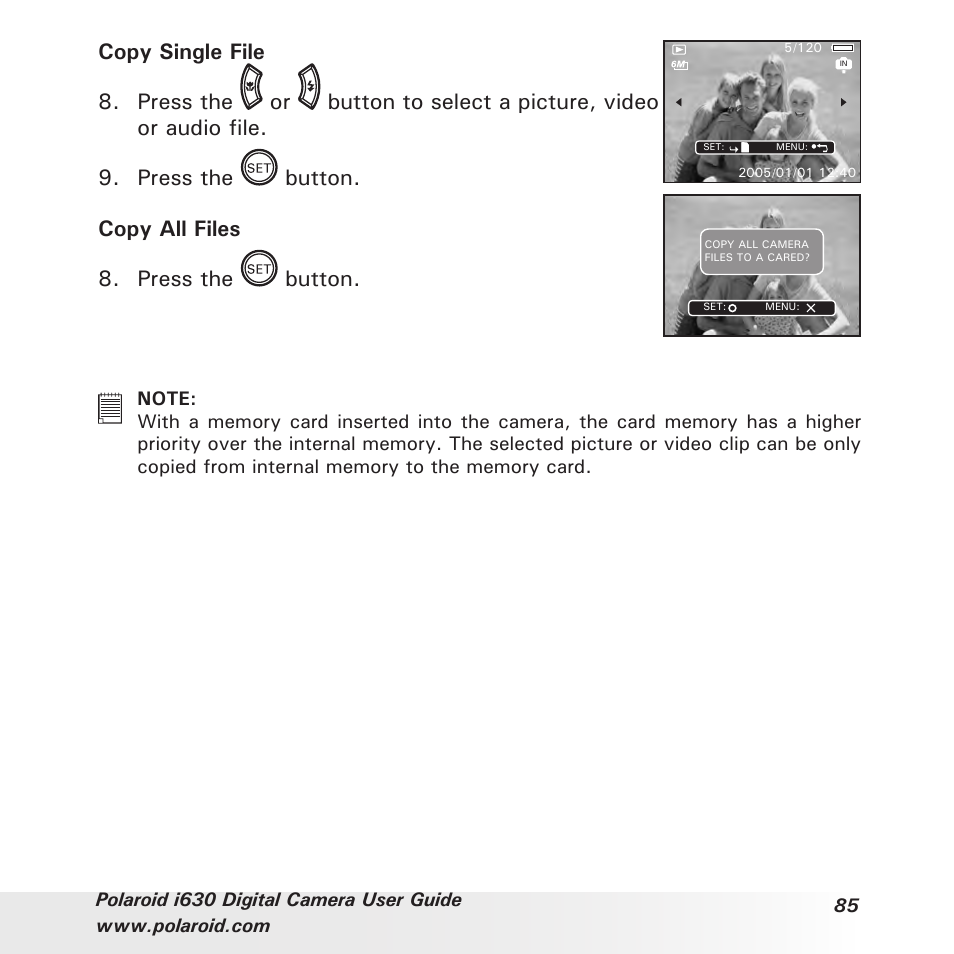 Polaroid i630 User Manual | Page 85 / 106