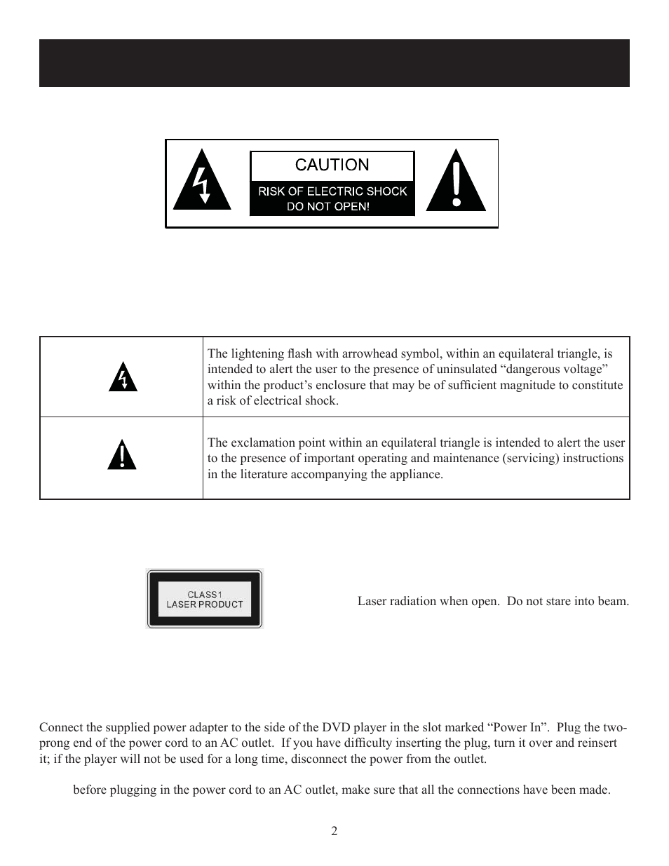 Important safety instructions | Polaroid DPA-07041S User Manual | Page 2 / 34