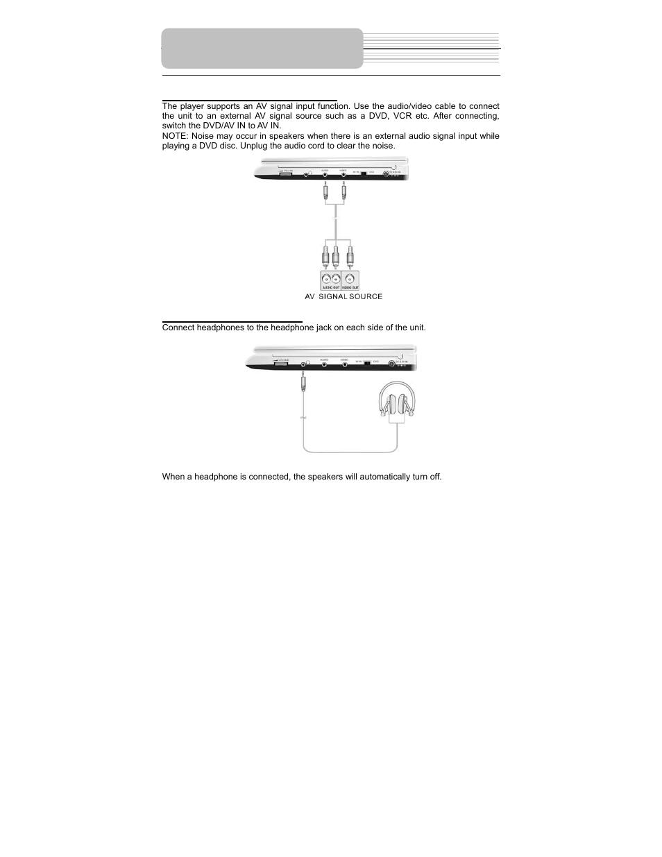 System connections | Polaroid PDM-1035 User Manual | Page 18 / 46