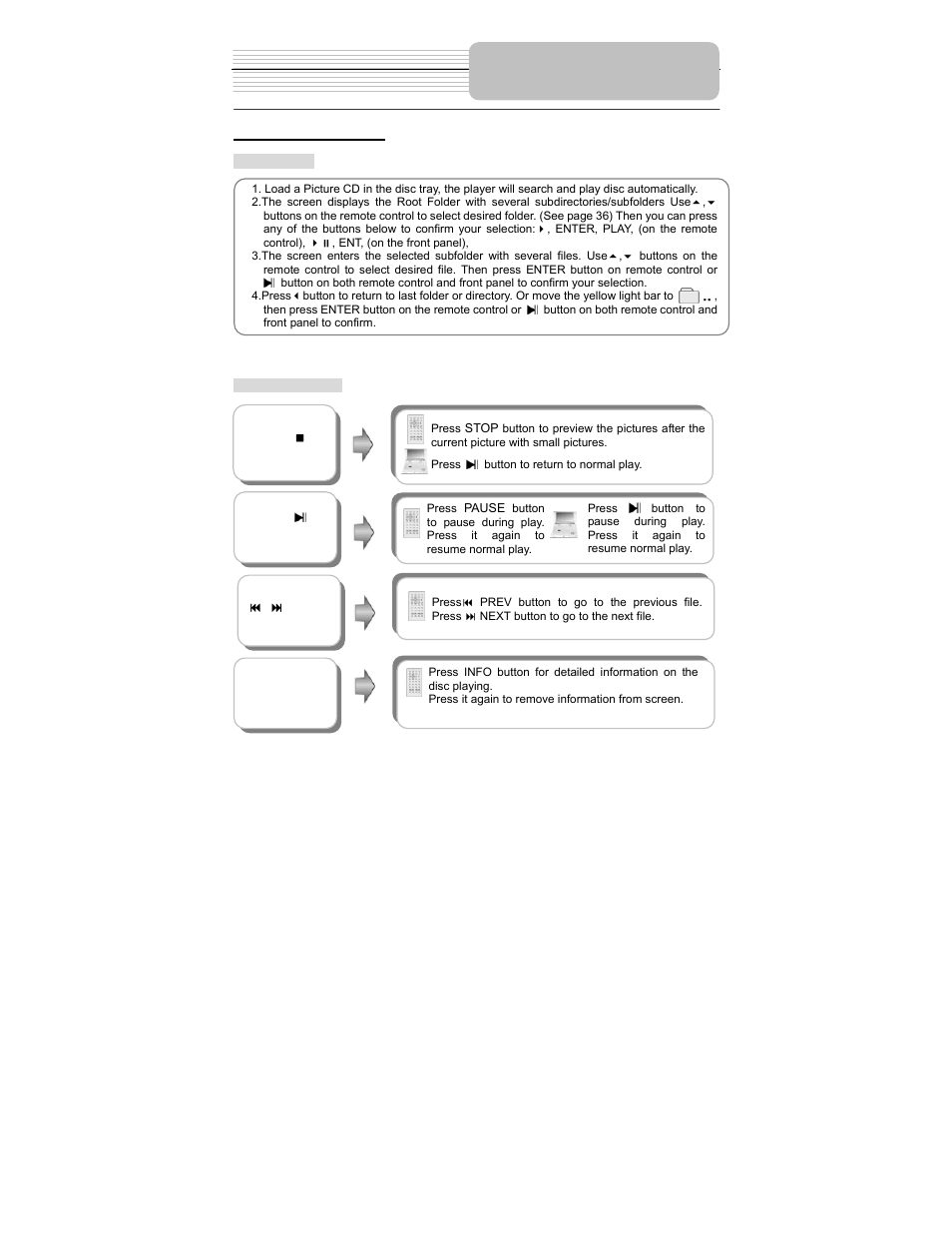 Playback operation | Polaroid PDM-1035 User Manual | Page 31 / 46