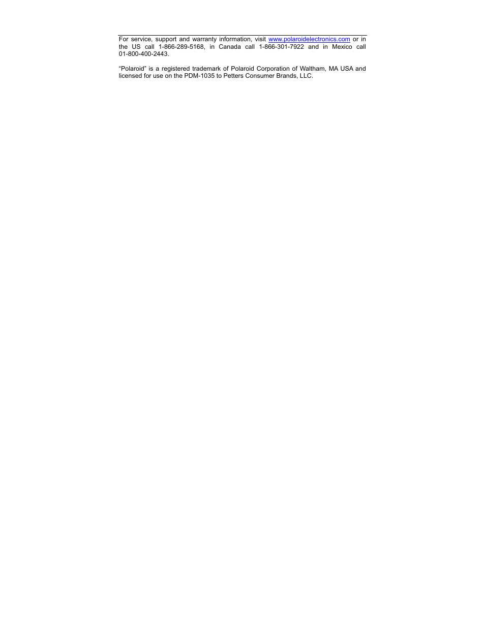 Polaroid PDM-1035 User Manual | Page 46 / 46