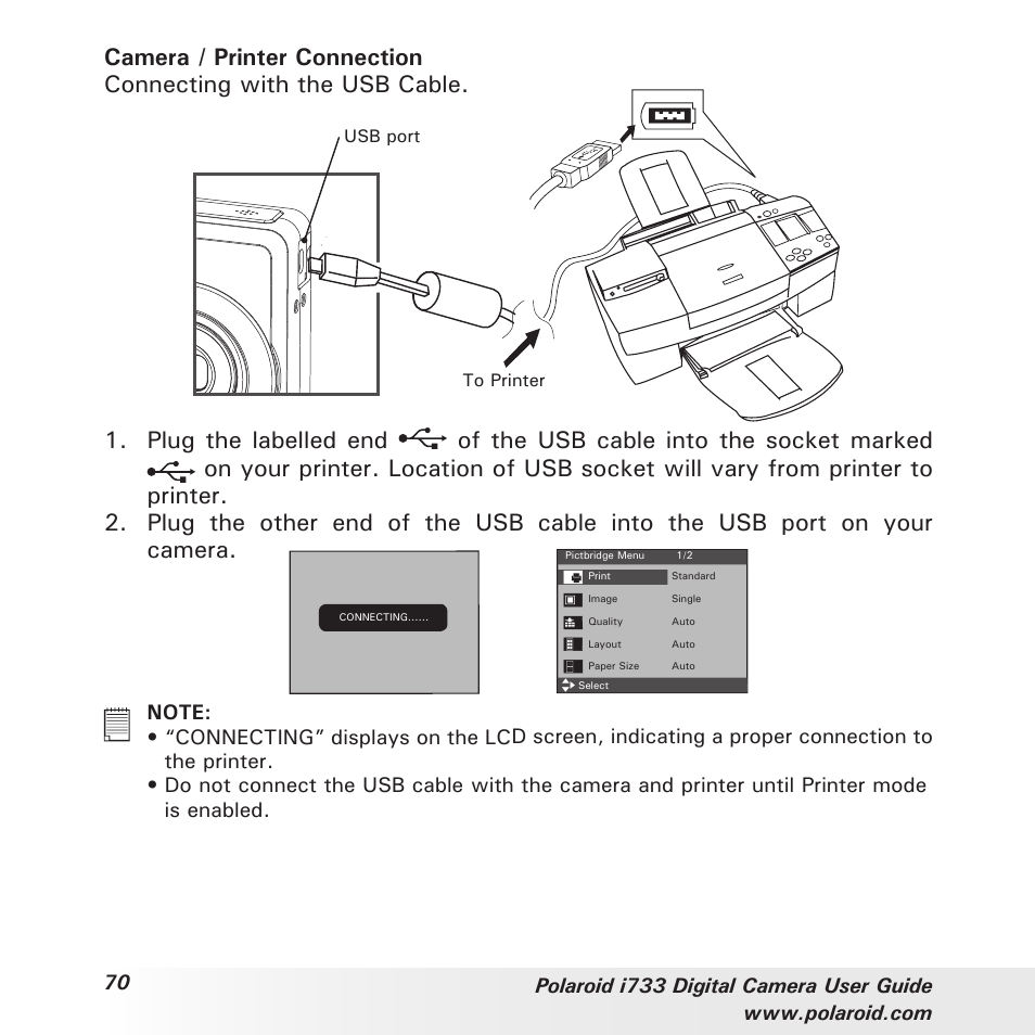 Polaroid i733 User Manual | Page 70 / 105