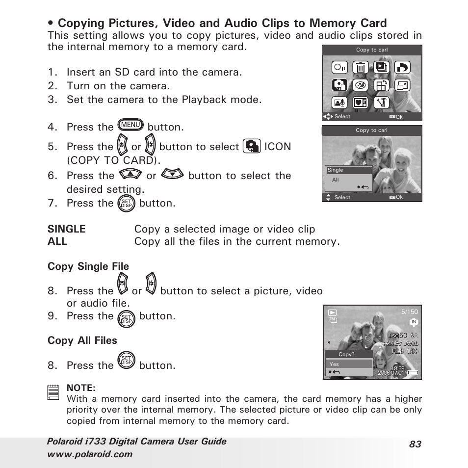 Polaroid i733 User Manual | Page 83 / 105
