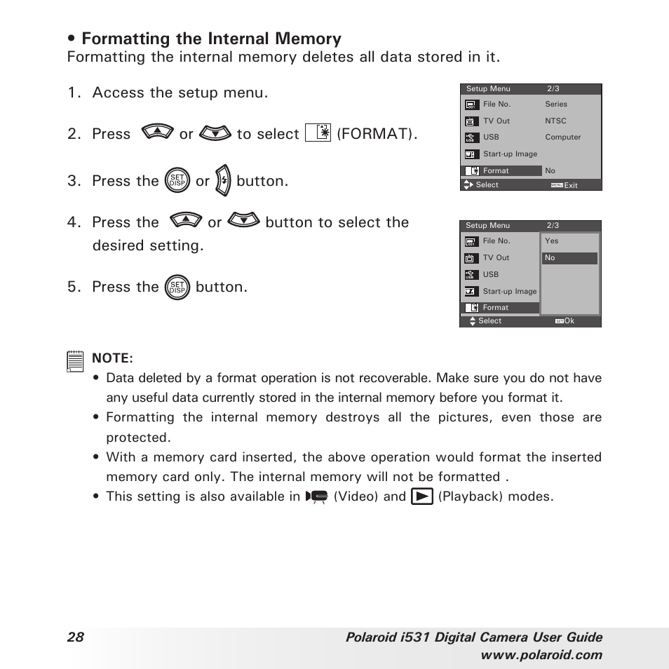 Polaroid i531 User Manual | Page 28 / 105