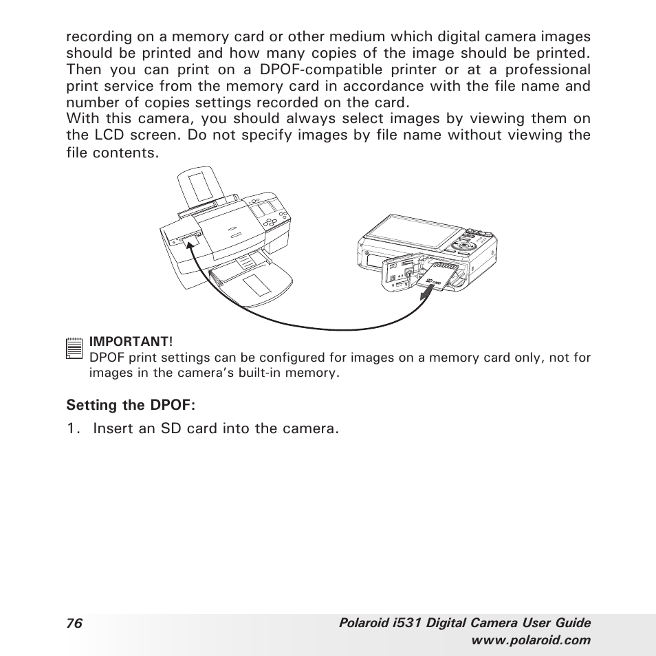 Polaroid i531 User Manual | Page 76 / 105