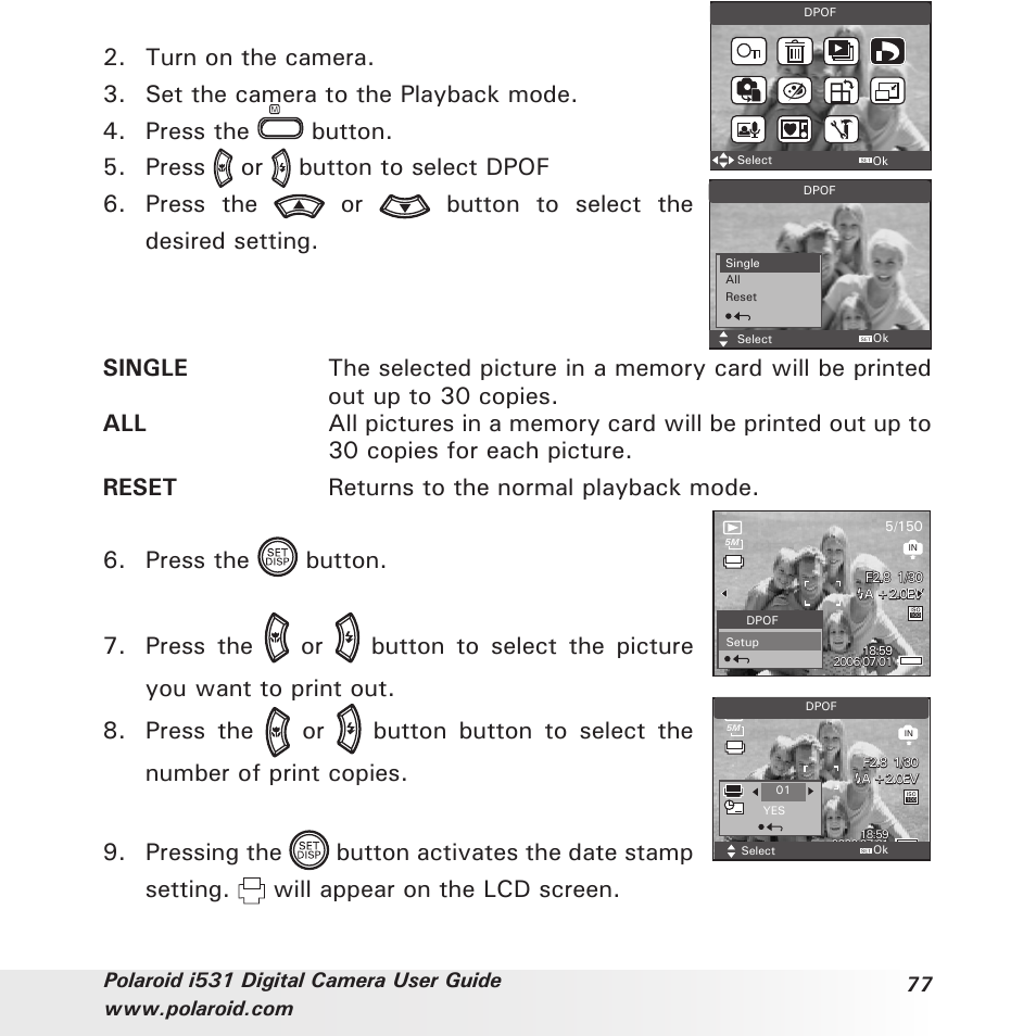 Polaroid i531 User Manual | Page 77 / 105