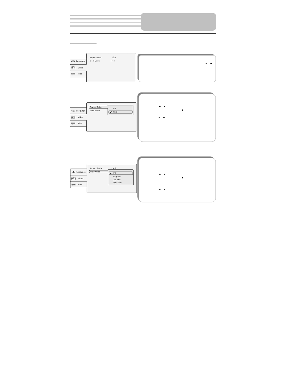 System setup | Polaroid PDM-2727M User Manual | Page 31 / 38