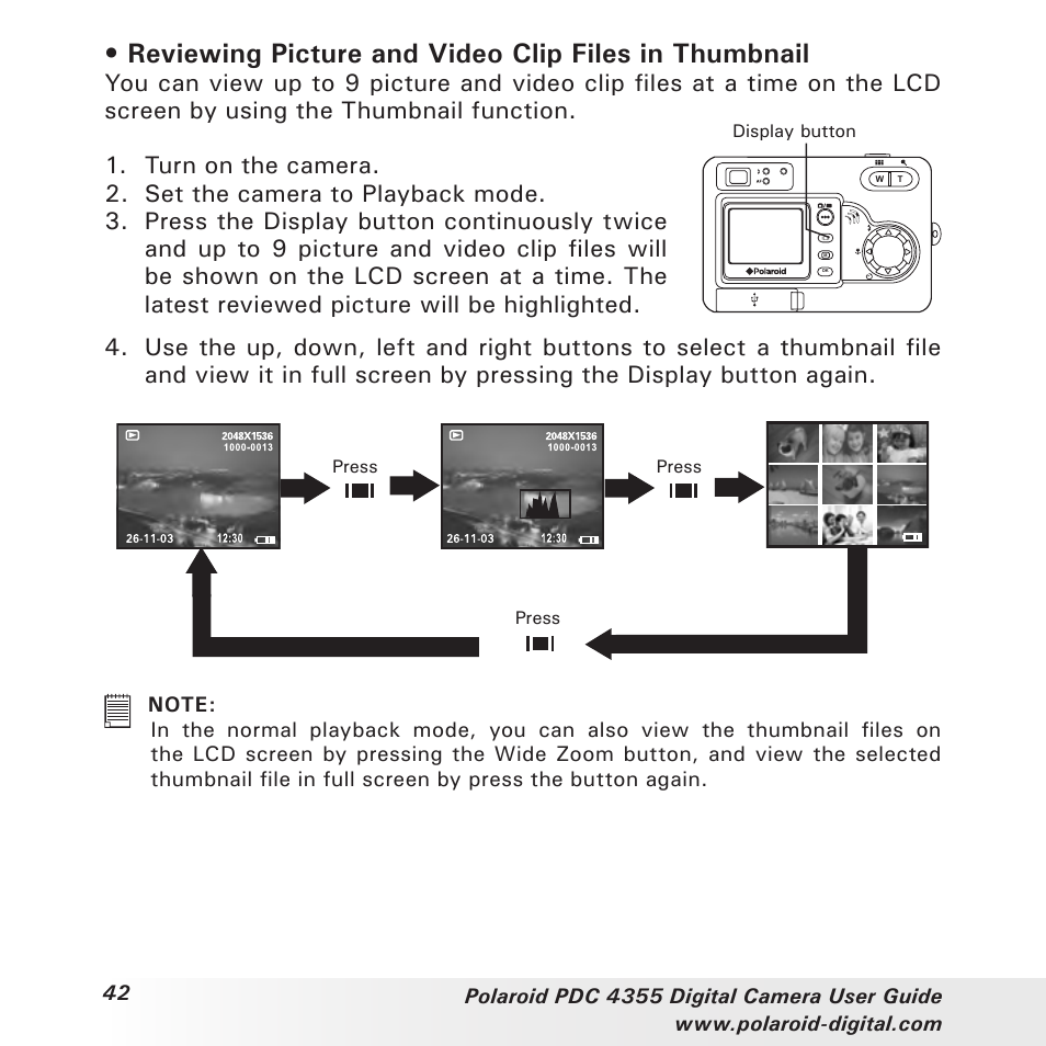 Polaroid PDC 4355 User Manual | Page 42 / 80