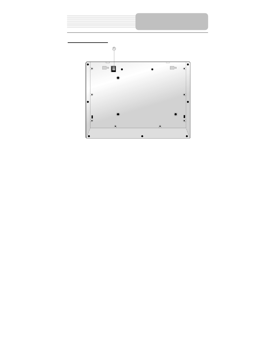 View of main unit bottom | Polaroid PDM-0732 User Manual | Page 11 / 35