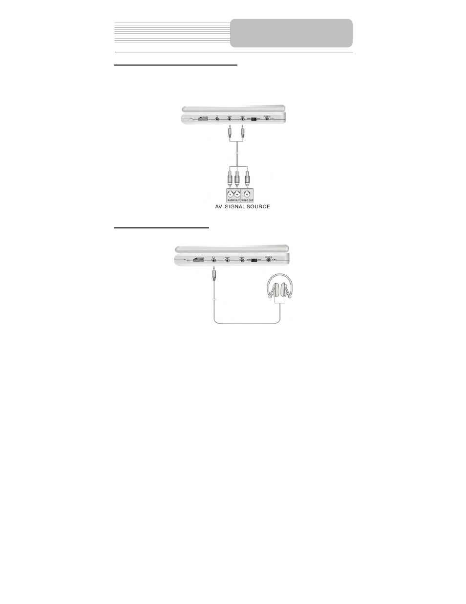 System connections | Polaroid PDM-0732 User Manual | Page 13 / 35