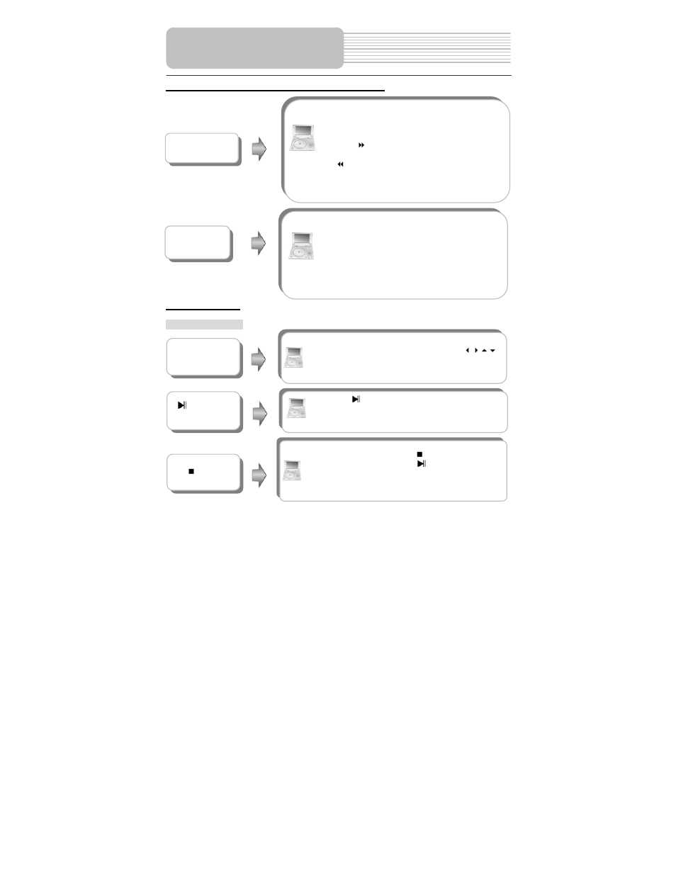 Playback operation | Polaroid PDM-0732 User Manual | Page 20 / 35