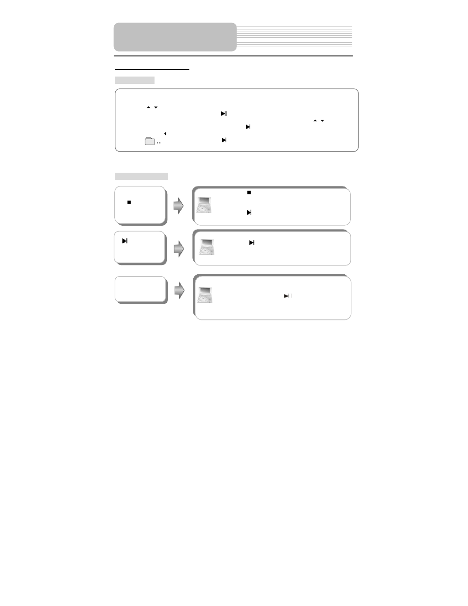 Playback operation | Polaroid PDM-0732 User Manual | Page 24 / 35